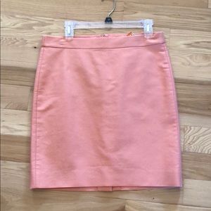 Jcrew No. 2 pencil skirt size 8 peach